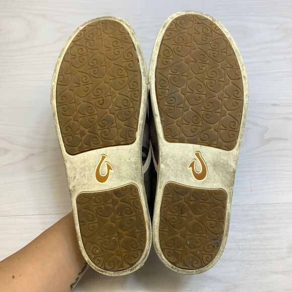 Olukai Pehuea Pai Camo Canvas Slip On Loafers Womens US Size 8 EU 38 - Picture 7 of 11